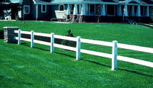 2-Rail Vinyl Horse Fence