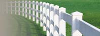 Vinyl 3-Rail Horse Fence